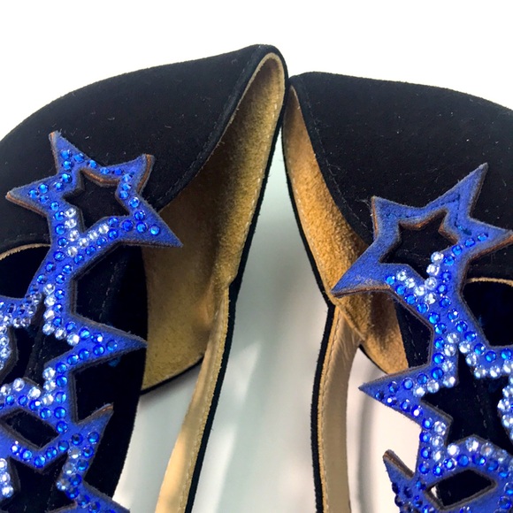 Fabi Italian black suede peep toe heels, size 37.5/6.5, unworn - Picture 15 of 15